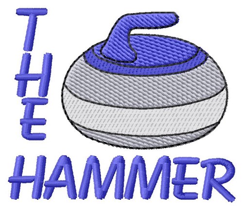 The Hammer Machine Embroidery Design
