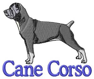 Picture of Cane Corso Machine Embroidery Design