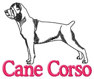 Picture of Cane Corso Outline Machine Embroidery Design