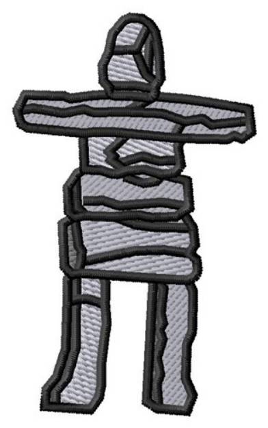 Picture of Inukshuk Rock Machine Embroidery Design