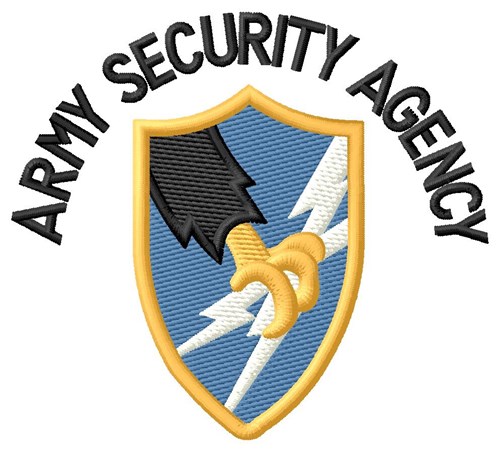 Security Agency Machine Embroidery Design