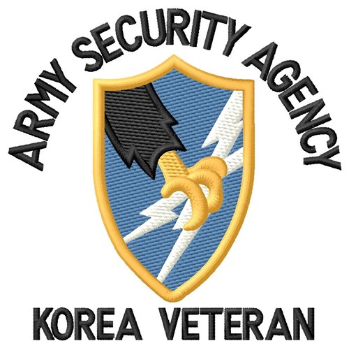 Korea Security Agency Machine Embroidery Design
