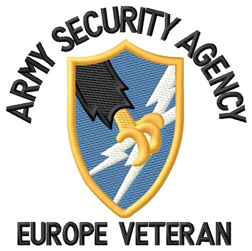 Europe Security Agency Machine Embroidery Design