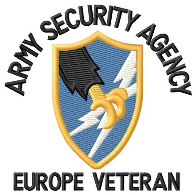 Picture of Europe Security Agency Machine Embroidery Design