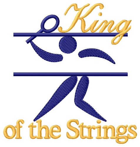 King Strings Machine Embroidery Design