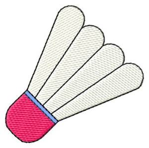 Picture of Badminton Birdie Machine Embroidery Design