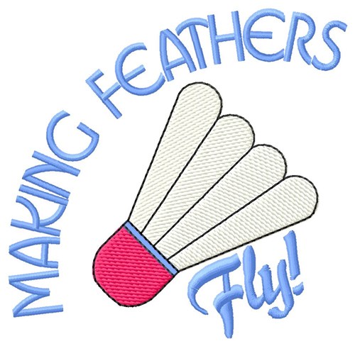Feathers Fly Machine Embroidery Design