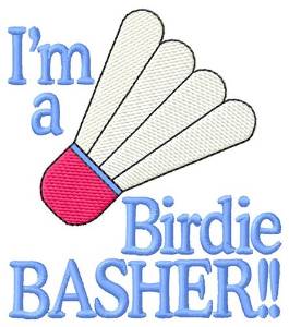 Picture of Birdie Basher Machine Embroidery Design