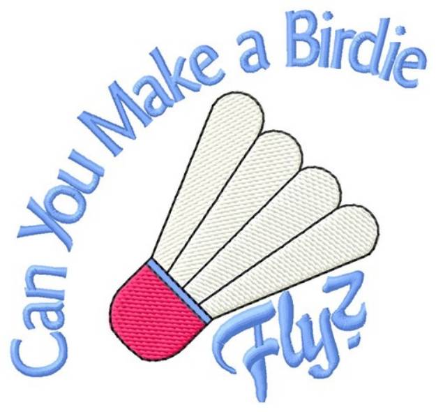 Picture of Birdie Fly Machine Embroidery Design