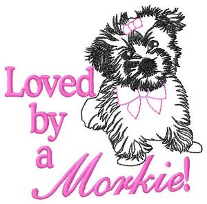 Picture of Loved By Machine Embroidery Design