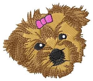 Picture of Morkie Face Machine Embroidery Design