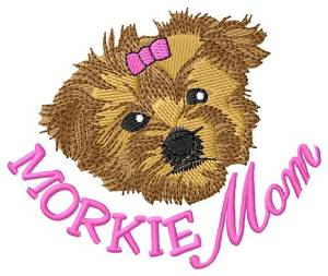Picture of Morkie Mom Machine Embroidery Design