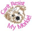Picture of Cant Resist Machine Embroidery Design