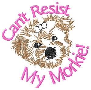 Picture of Cant Resist Machine Embroidery Design