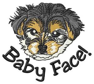 Picture of Baby Face Machine Embroidery Design