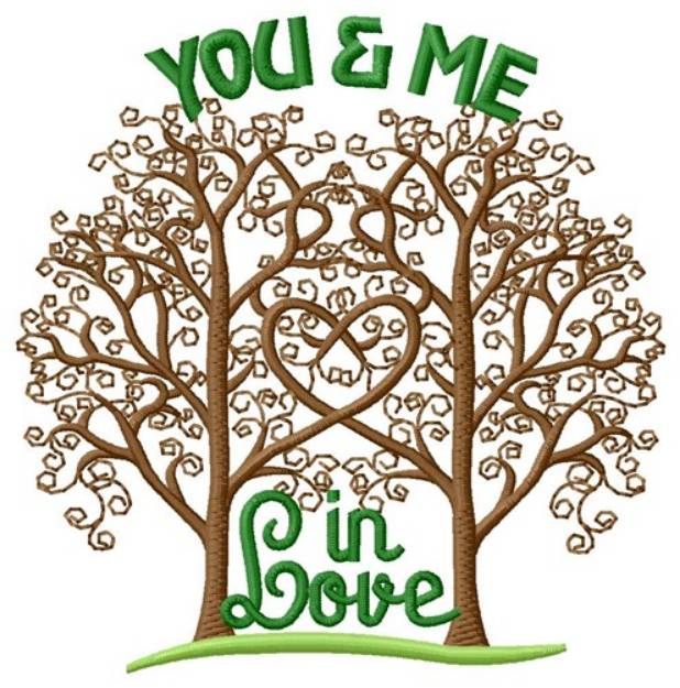 Picture of You Me Love Machine Embroidery Design