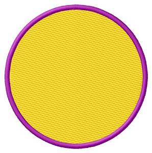 Picture of Filled Circle Machine Embroidery Design