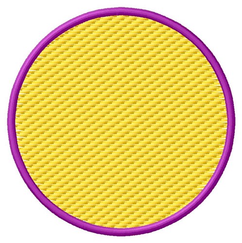 Textured Circle Machine Embroidery Design