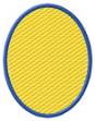 Picture of Textured Oval Machine Embroidery Design