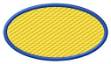 Picture of Oval Textured Machine Embroidery Design