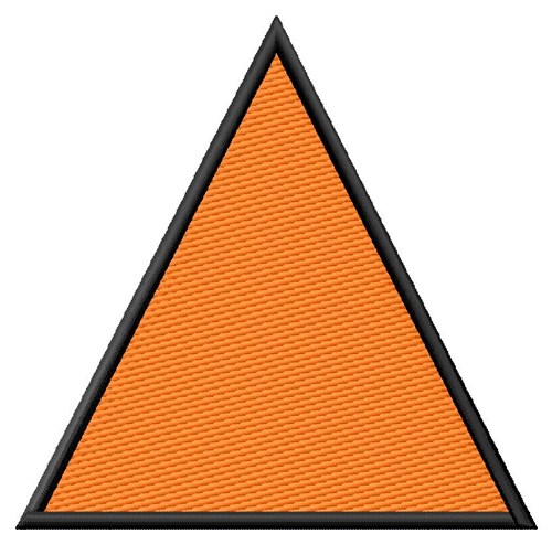Filled Equilateral Triangle Machine Embroidery Design
