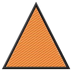 Picture of Textured Equilateral Triangle Machine Embroidery Design