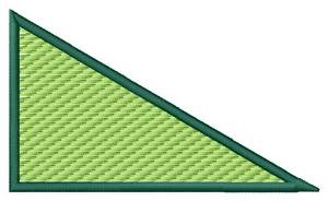 Picture of Textured Right Triangle Machine Embroidery Design