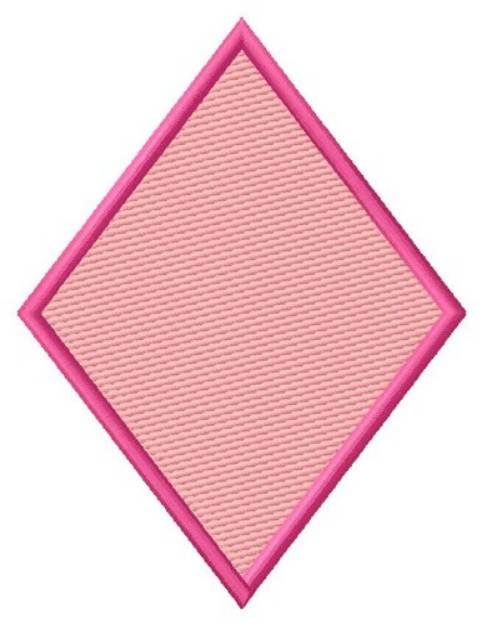 Picture of Filled Diamond Machine Embroidery Design