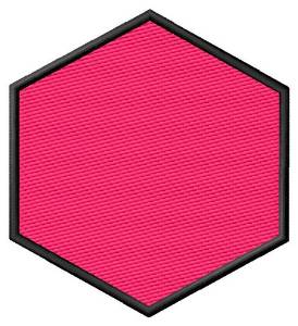 Picture of Filled Hexagon Machine Embroidery Design