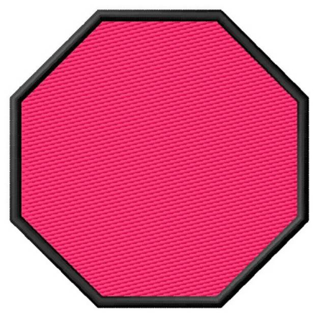 Picture of Filled Octagon Machine Embroidery Design