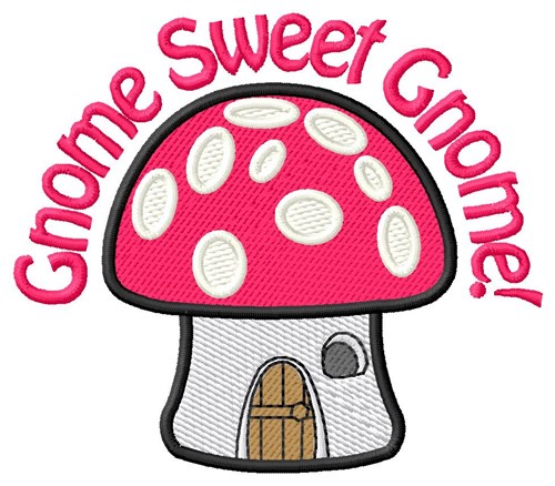 Sweet Gnome Machine Embroidery Design