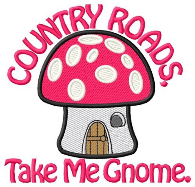 Picture of Country Roads Machine Embroidery Design