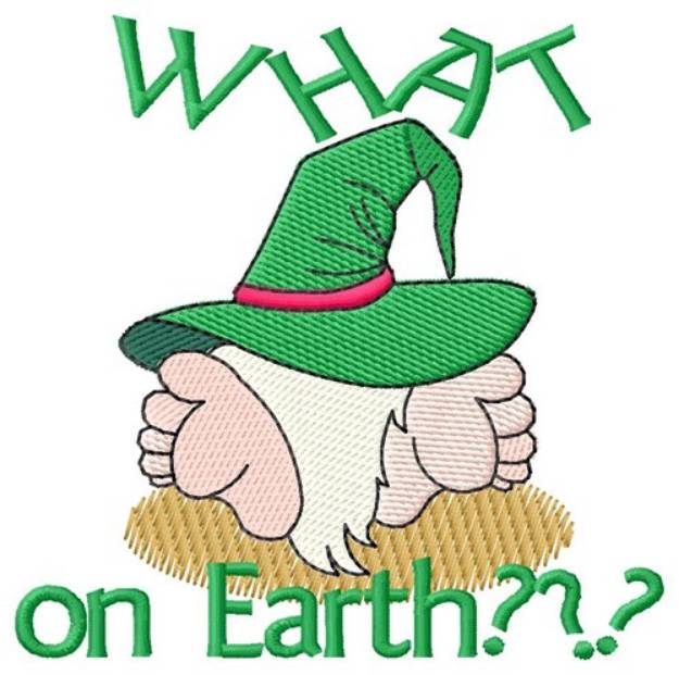 Picture of What on Earth Machine Embroidery Design