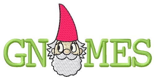 Gnomes Head Machine Embroidery Design
