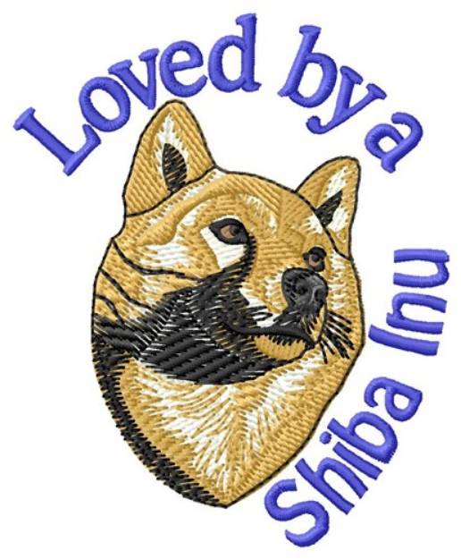 Picture of Loved Shiba Inu Machine Embroidery Design