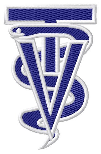 Vet Tech Logo Machine Embroidery Design