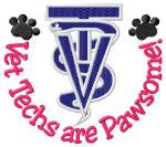 Picture of Vet Techs Pawsome Machine Embroidery Design