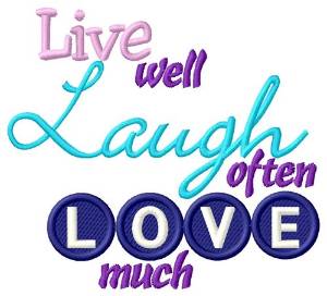 Picture of Love Much Machine Embroidery Design
