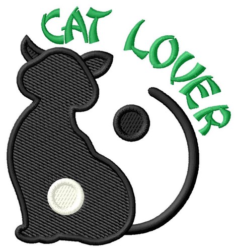 Cat Lover Machine Embroidery Design