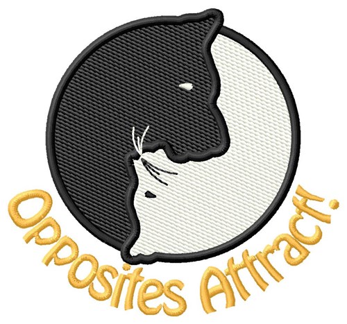Opposites Attract! Machine Embroidery Design