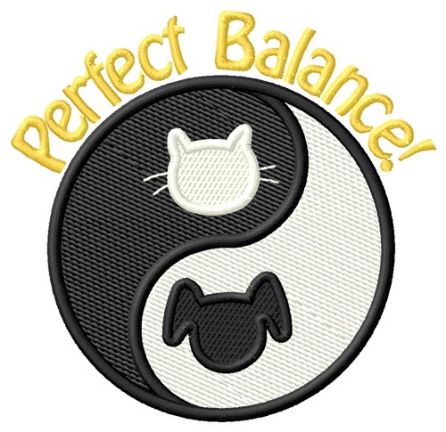 Perfect Balance! Machine Embroidery Design
