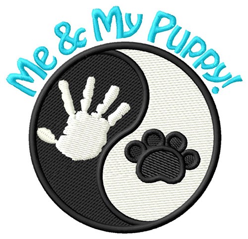 Me & My Puppy! Machine Embroidery Design