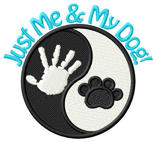 Me & My Dog Machine Embroidery Design
