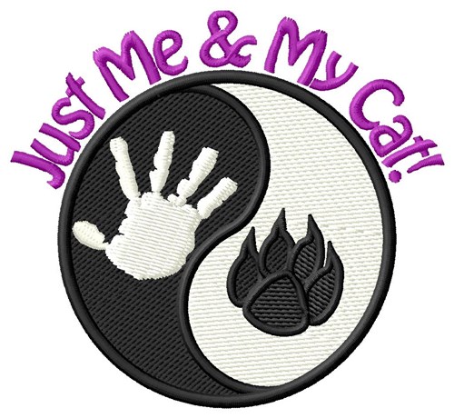 Me & My Cat! Machine Embroidery Design