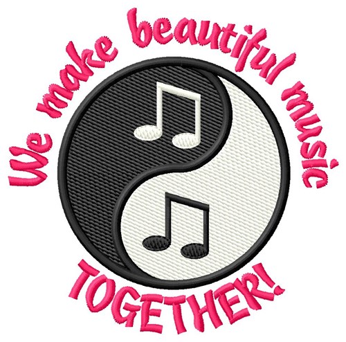 Make Music Together! Machine Embroidery Design
