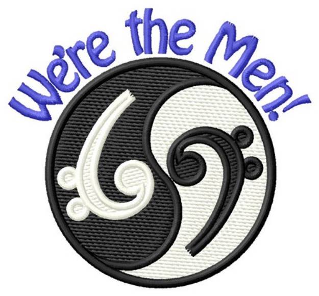 Picture of Were The Men! Machine Embroidery Design