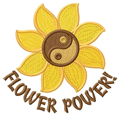 Sunflower Power! Machine Embroidery Design