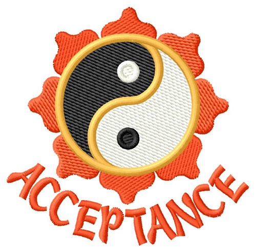 Acceptance Machine Embroidery Design