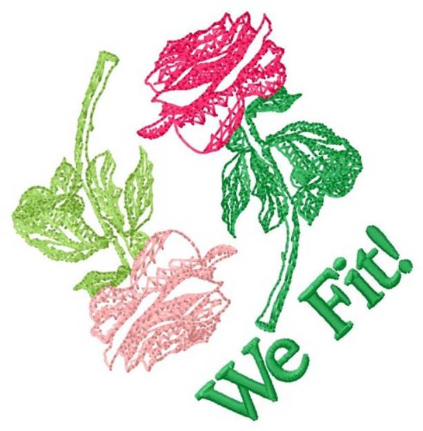 Picture of We Fit! Machine Embroidery Design