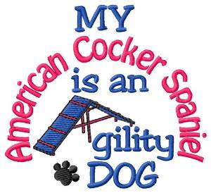 Picture of American Cocker Spaniel Machine Embroidery Design